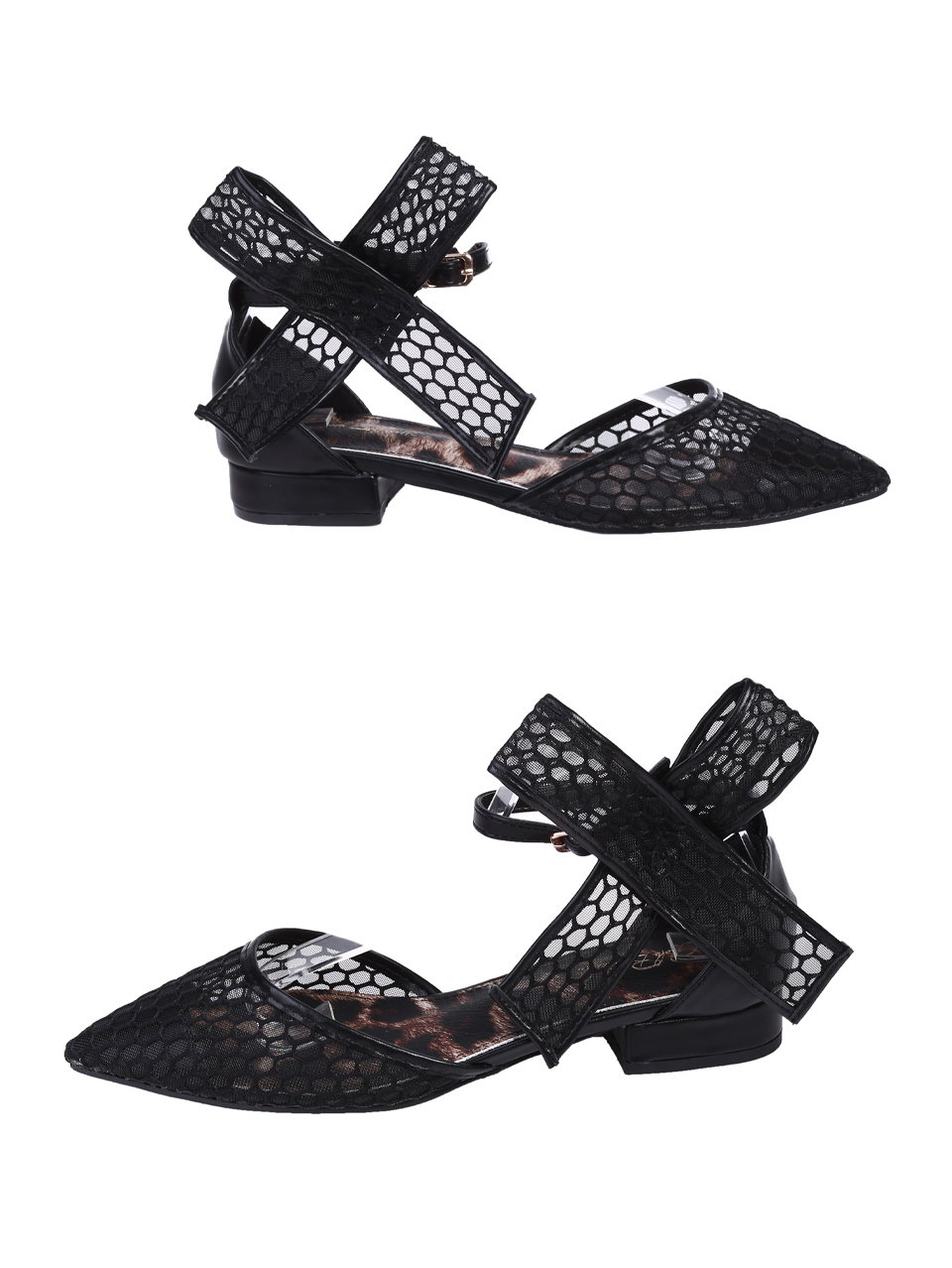 Елегантни дамски обувки в черно 3M-25261 black