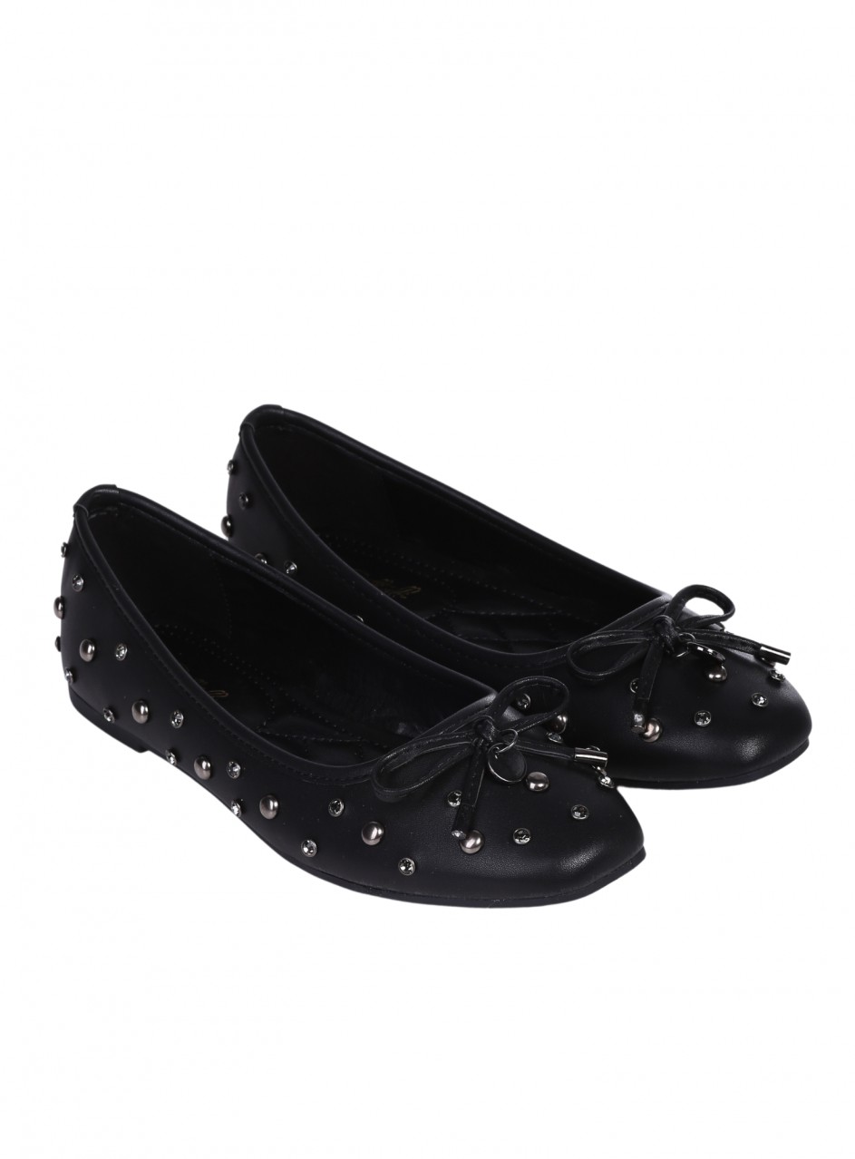 Ежедневни дамски обувки в черно 3M-25263 black