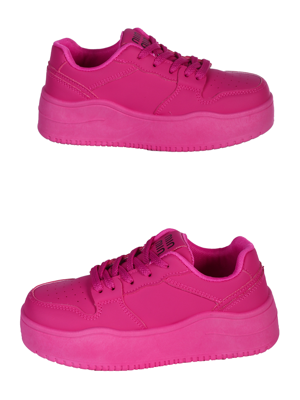 Ежедневни дамски обувки, тип кец, в цвят фуксия 3U-25218 fuchsia S