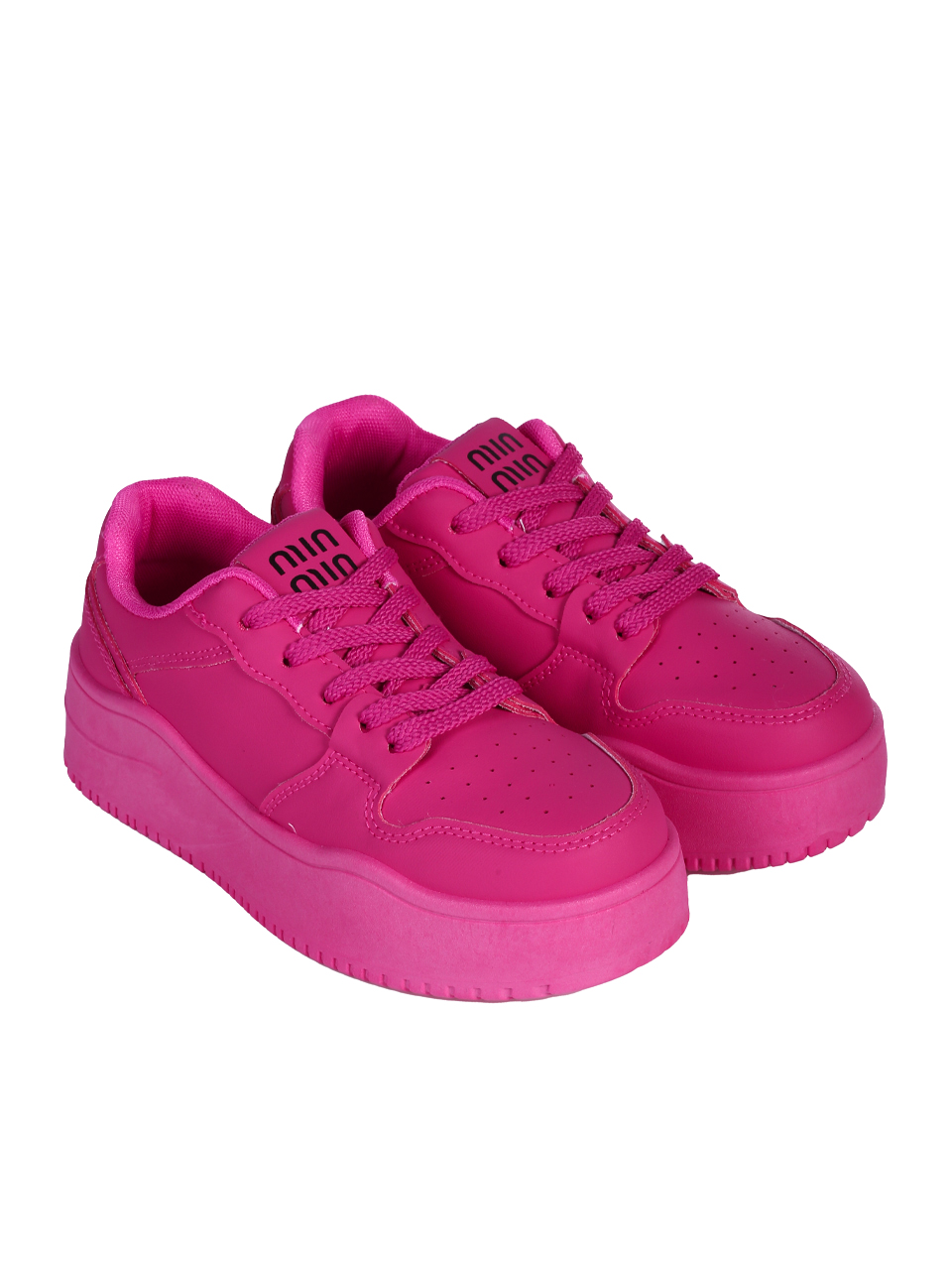 Ежедневни дамски обувки, тип кец, в цвят фуксия 3U-25218 fuchsia S