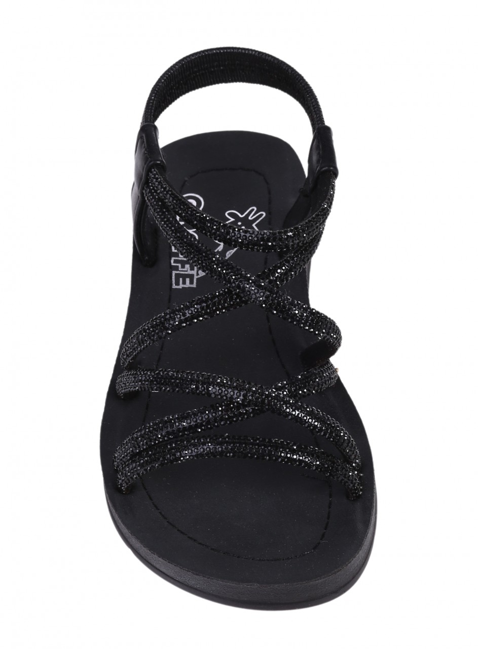 Ежедневни детски сандали в черно 18F-25219 black