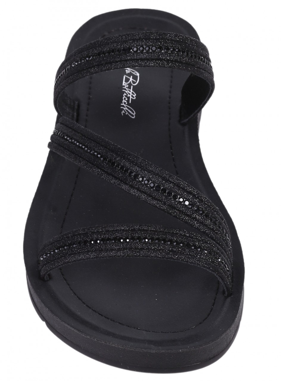 Ежедневни дамски чехли в черно 5F-25220 black