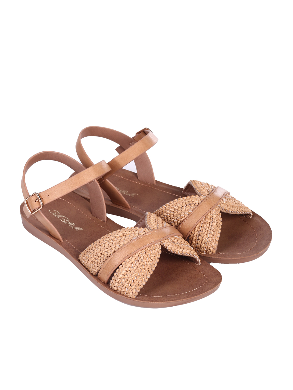 Ежедневни дамски сандали в бежово 4F-25230 beige