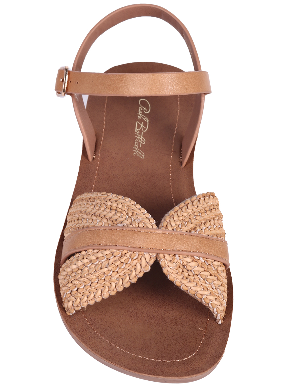 Ежедневни дамски сандали в бежово 4F-25230 beige