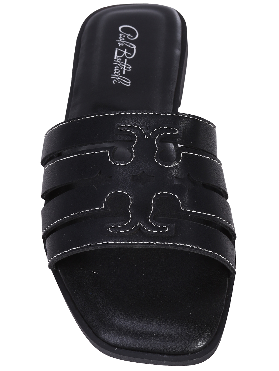 Ежедневни дамски чехли в черно 5C-25200 black
