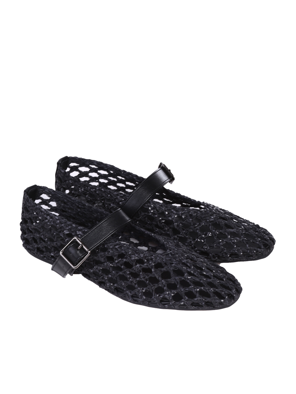 Ежедневни дамски обувки, с перфорации, в черно  3C-25262 black