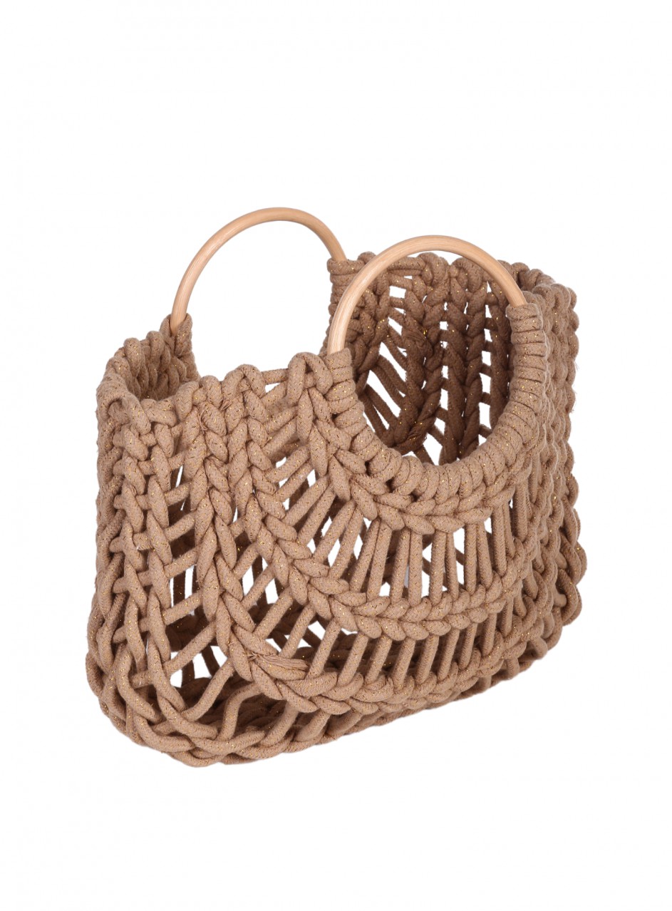 Ежедневна дамска чанта в бежово 9V-25281 beige