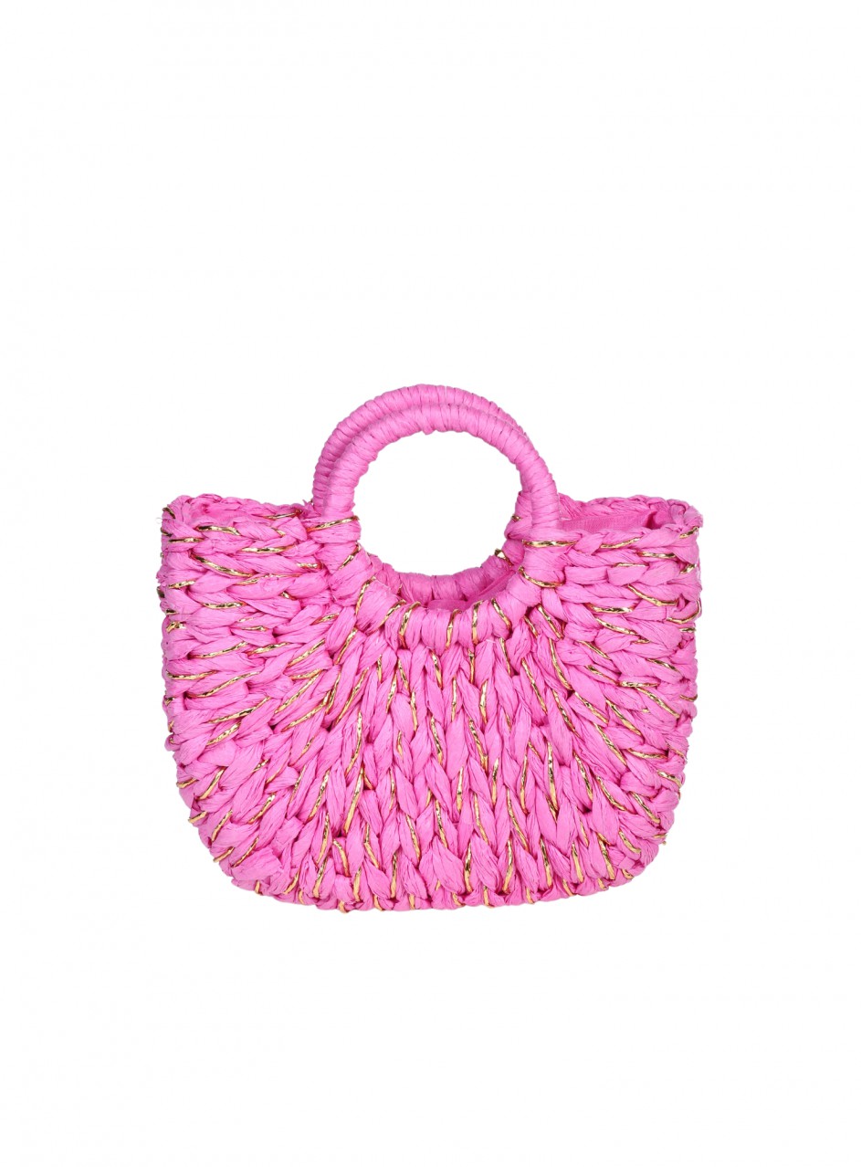 Ежедневна дамска чанта в розово 9V-25278 pink