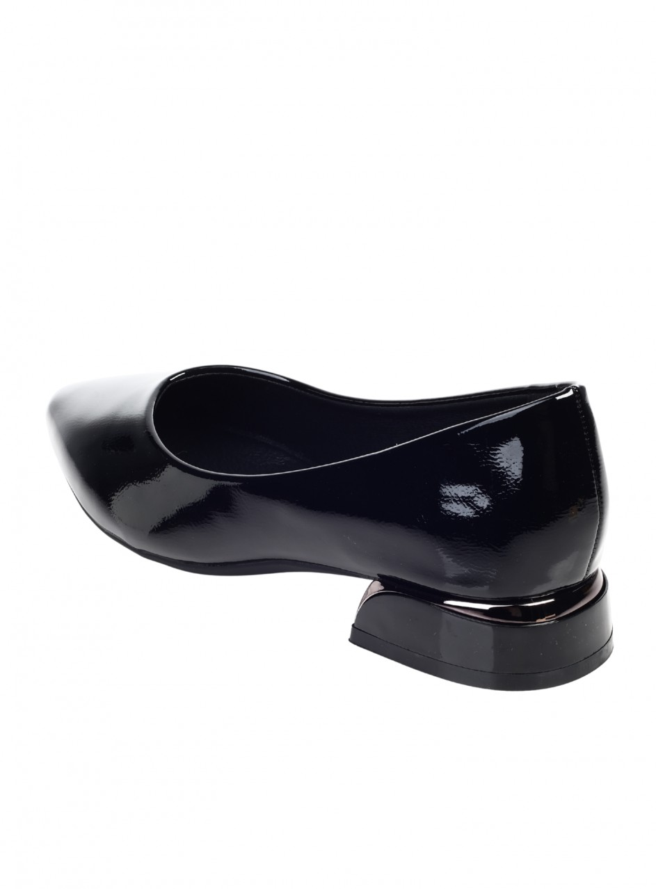 Ежедневни дамски обувки в черно  3C-25363 black pu