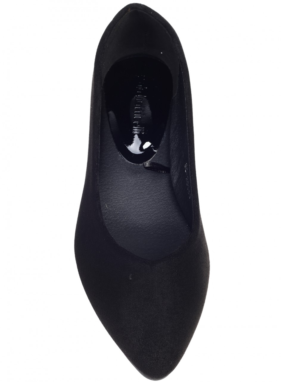 Ежедневни дамски обувки в черно  3C-25363 black suede
