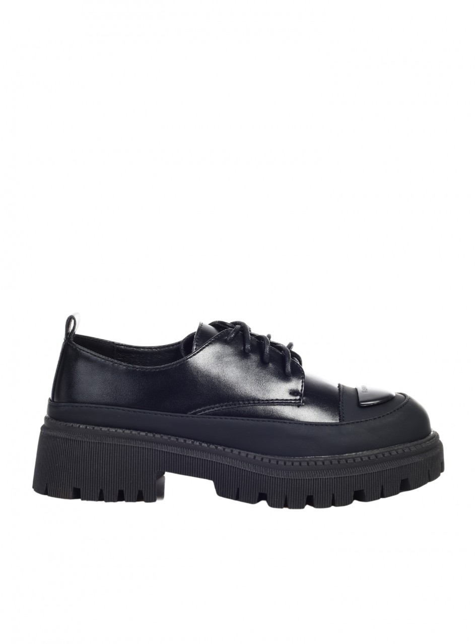 Ежедневни дамски обувки в черно 3C-25365 black