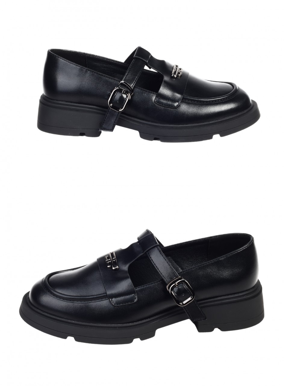 Ежедневни дамски обувки в черно 3C-25367 black