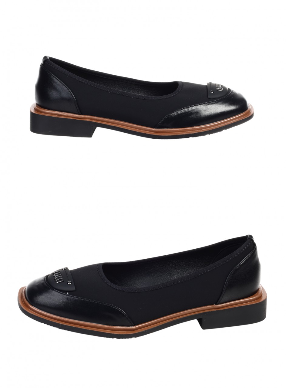Ежедневни дамски обувки в черно 3C-25368 black