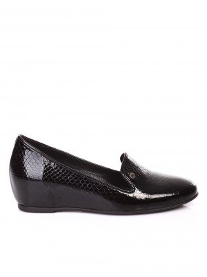 Ежедневни дамски обувки от естествен лак 3AT-16831 black 