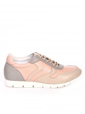Ежедневни дамски обувки от естествена кожа 3I-17273 pink