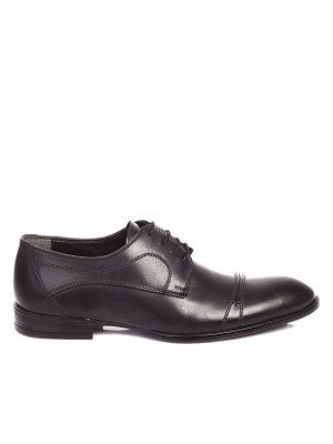 Елегантни мъжки обувки от естествена кожа 7AT-17606 black