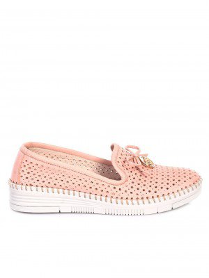 Ежедневни дамски обувки от естествена кожа 3AT-17638 pink