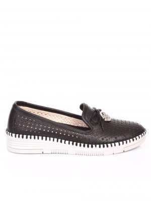 Ежедневни дамски обувки от естествена кожа 3AT-17638 black
