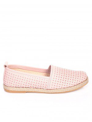 Ежедневни дамски обувки от естествена кожа 3AT-17575 pink