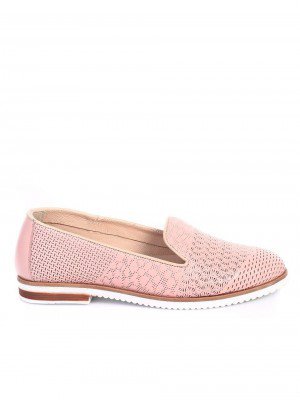 Ежедневни дамски обувки от естествена кожа 3AT-17636 pink