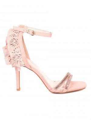 Елегантни дамски сандали на ток 4R-18392 pink