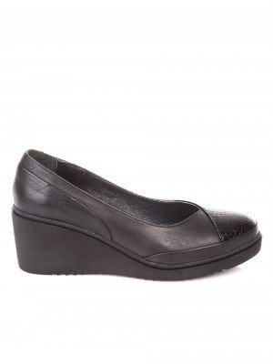 Ежедневни дамски обувки от естествена кожа 3AT-181079 black
