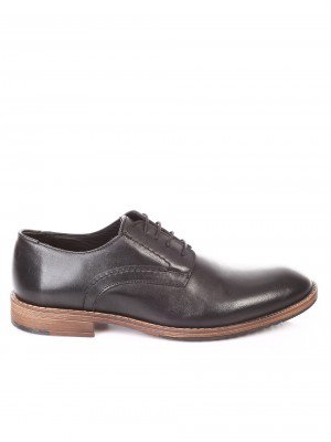 Елегантни мъжки обувки от естествена кожа 7AT-181126 black