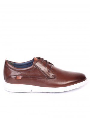 Ежедневни мъжки обувки от естествена кожа 7AT-19434 brown