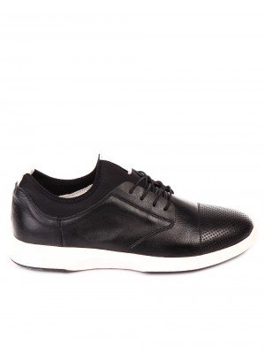 Ежедневни мъжки обувки от естествена кожа 7AT-19439 black