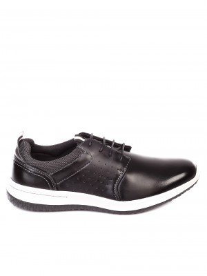 Ежедневни мъжки обувки в черно 7W-19712 black