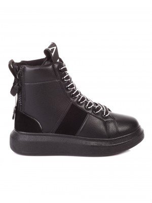 Ежедневни дамски боти в черно 2U-19544 black