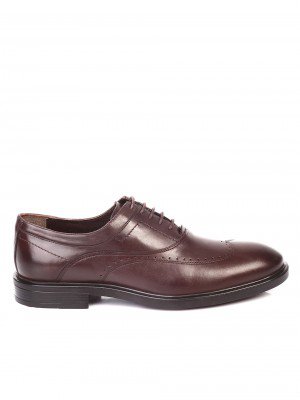 Елегантни мъжки обувки от естествена кожа 7AT-19946 brown