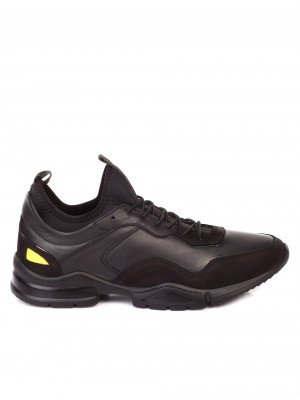 Ежедневни мъжки обувки от естествена кожа 7AT-19951 black