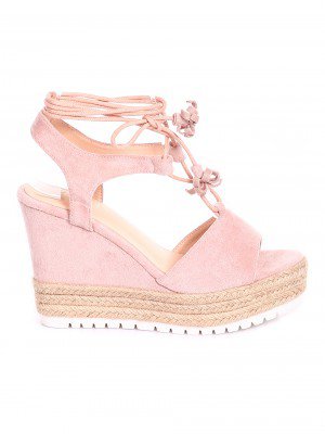 Елегантни дамски сандали на платформа 4M-20100 pink