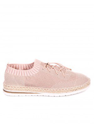 Ежедневни дамски обувки от текстил в розово 3C-20359 pink