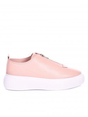 Ежедневни дамски обувки от естествена кожа 3AT-20465 pink