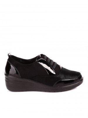 Ежедневни дамски обувки в черно 3C-20619 black