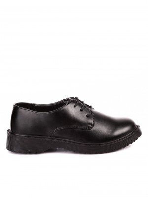 Ежедневни дамски обувки в черно 3C-20623 black pu