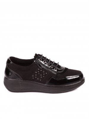 Ежедневни дамски обувки в черно 3C-20624 black