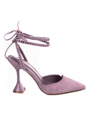 Елегантни дамски обувки в лилаво 3M-21031 purple
