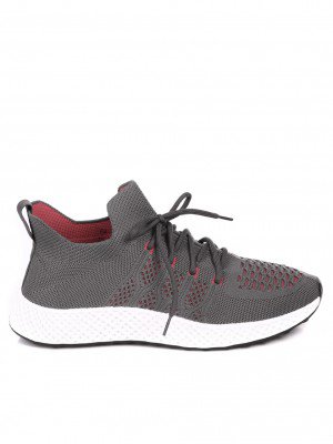 Ежедневни мъжки обувки в сиво 7U-21061 grey