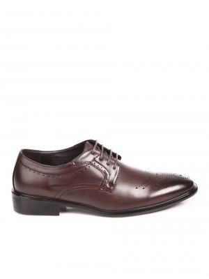 Елегантни мъжки обувки в кафяво 7W-21241 brown
