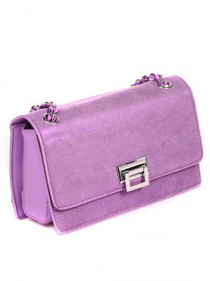 Елегантна дамска чанта в лилаво 9Q-21155 purple