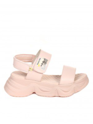 Ежедневни дамски сандали на платформа в розово 4D-21186 pink