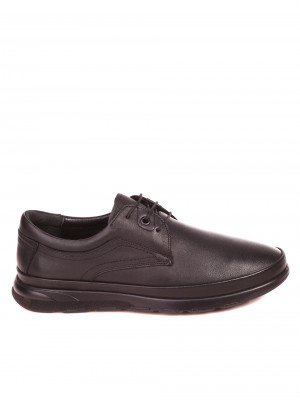 Ежедневни мъжки обувки от естествена кожа 7AT-21800 black