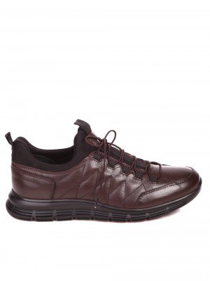Ежедневни мъжки обувки от естествена кожа 7AT-21854 brown