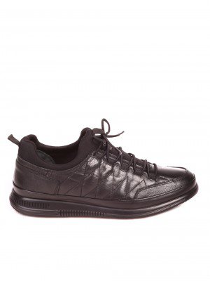 Ежедневни мъжки обувки от естествена кожа 7AT-21878 black