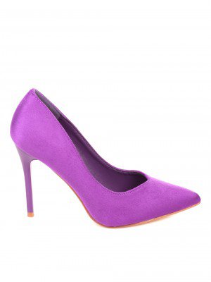 Елегантни дамски обувки на висок ток 3M-21552 purple