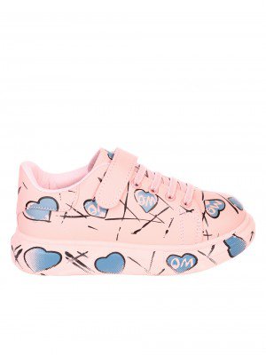Ежедневни детски обувки в розово 18U-21692 pink