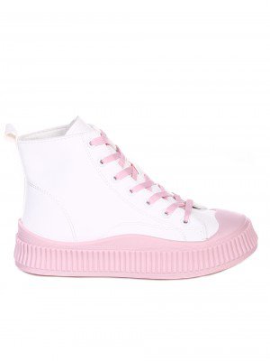 Ежедневни дамски обувки в бяло и розово 2U-22032 white/pink